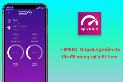 Cài đặt, sử dụng ứng dụng i-Speed đo tốc độ truy cập Internet Việt Nam trong ngành giáo dục và đào tạo.